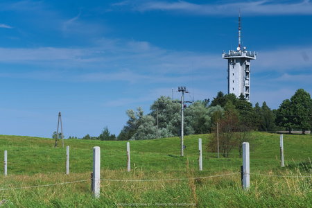 Wieża z nadajnikami miejscowości Toporzyk