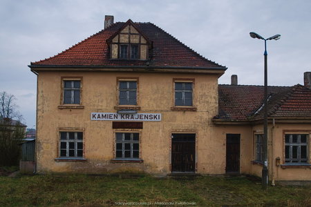 Budynek stacji w Kamieniu Krajeńskim