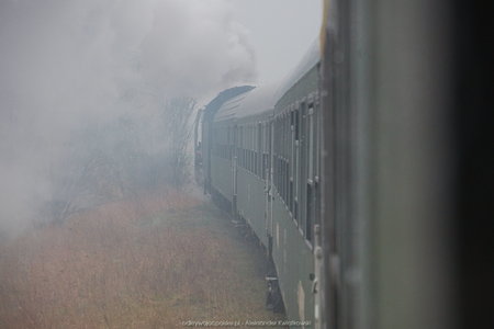 Pociąg we własnym dymie