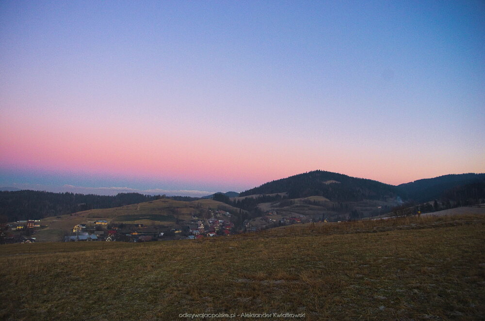 Słońce już zachodziło nad Rabką (123.9384765625 kB)