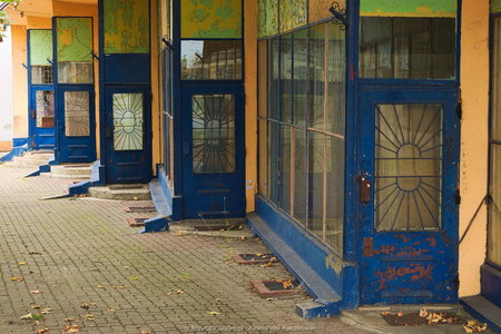 Opuszczone sklepy w Dobiegniewie