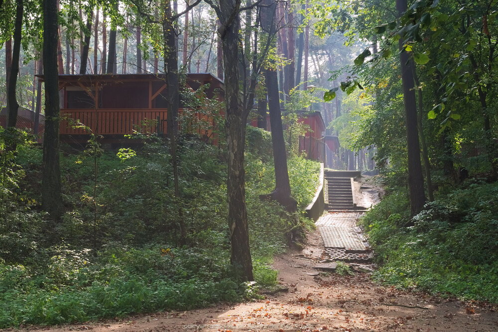 Przejście obok osiedla domków wypoczynkowych (264.005859375 kB)