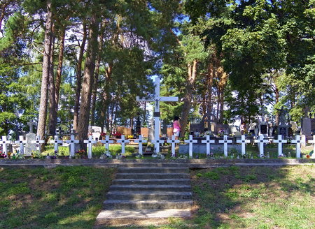 Cmentarz we wsi Jaminy