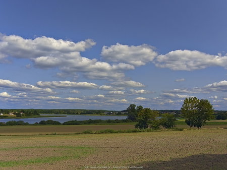 Jezioro Gąbińskie obok Chomętowa