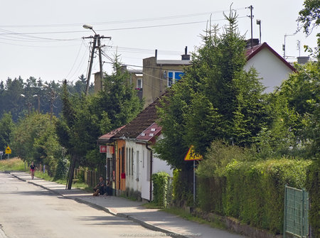 Centrum wsi Białowąs