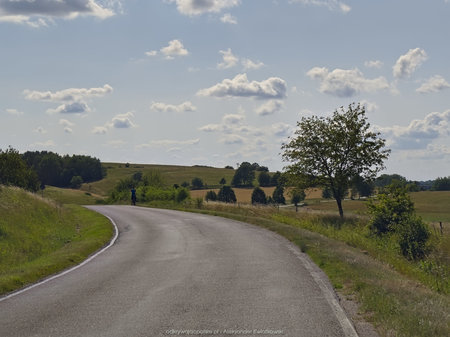 Droga do miejscowości Ostrowice