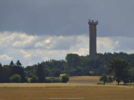 Wieża w okolicy miejscowości Dobra