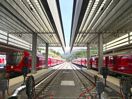 Stacja kolejowa Sankt Moritz