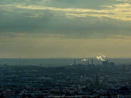Wieża widokowa i centrum Berlina