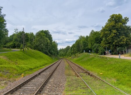 Obniżenie do stacji w Wiewiecku