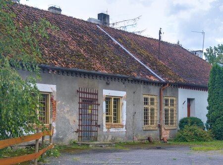 Stare budynki we wsi Sątoczno