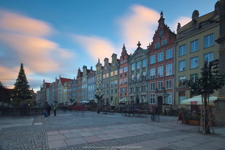 Kamienice na ulicy Długiej w Gdańsku