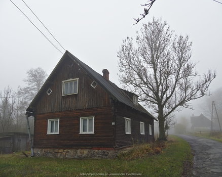Drewniany dom w Wyszkach