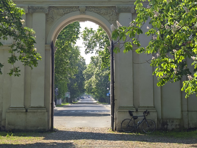 Brama wjazdowa na teren pałacu w Czerniejewie (183.3505859375 kB)