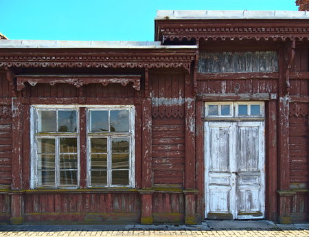 Stary budynek dworca w Trakiszkach