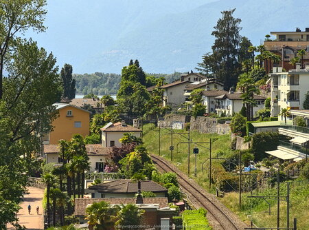 Linia kolejowa w Locarno