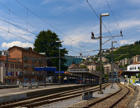 Stacja kolejowa w Locarno